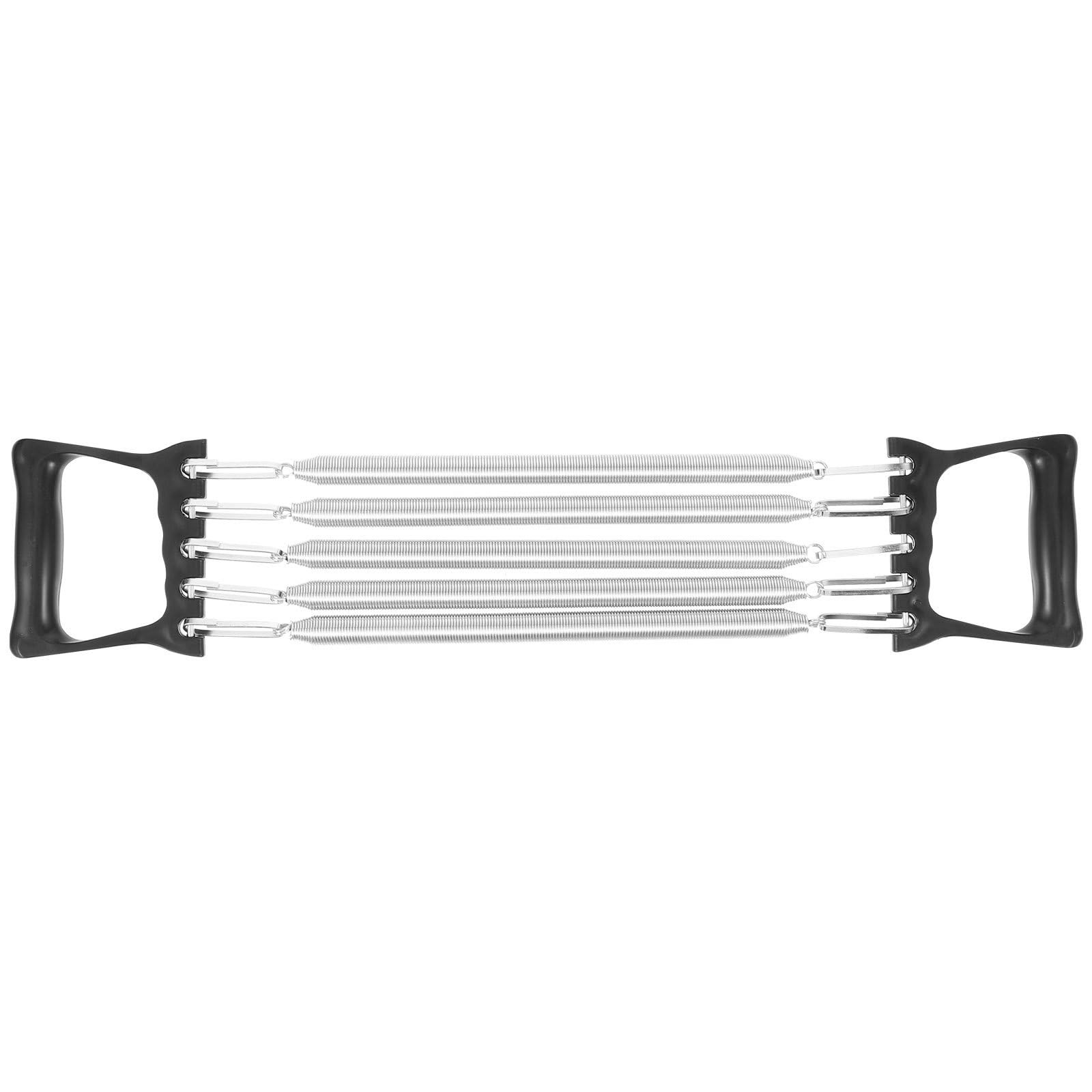 BRIGHTFUFU Chest Expander with Detachable Handles and High Elasticity Spring ...