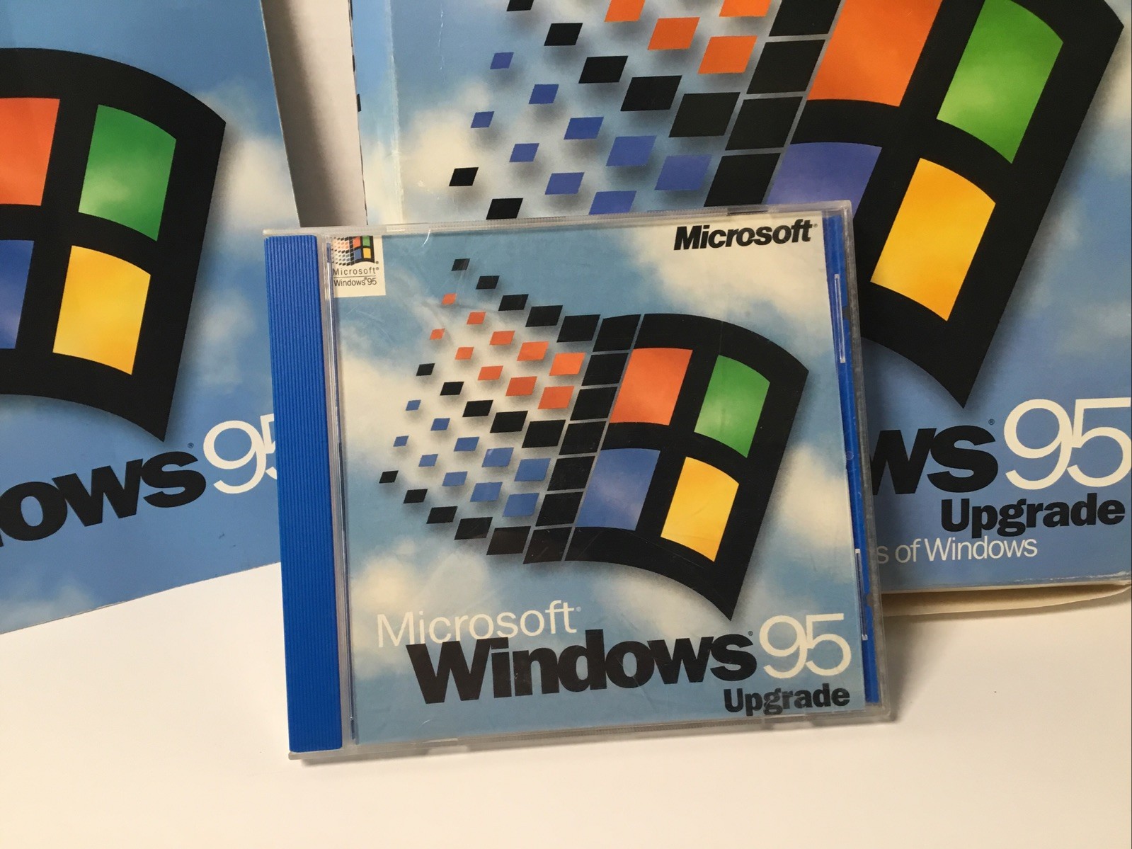 Microsoft Windows 95 Up Grade CD ROM And Key Promotional Sample.