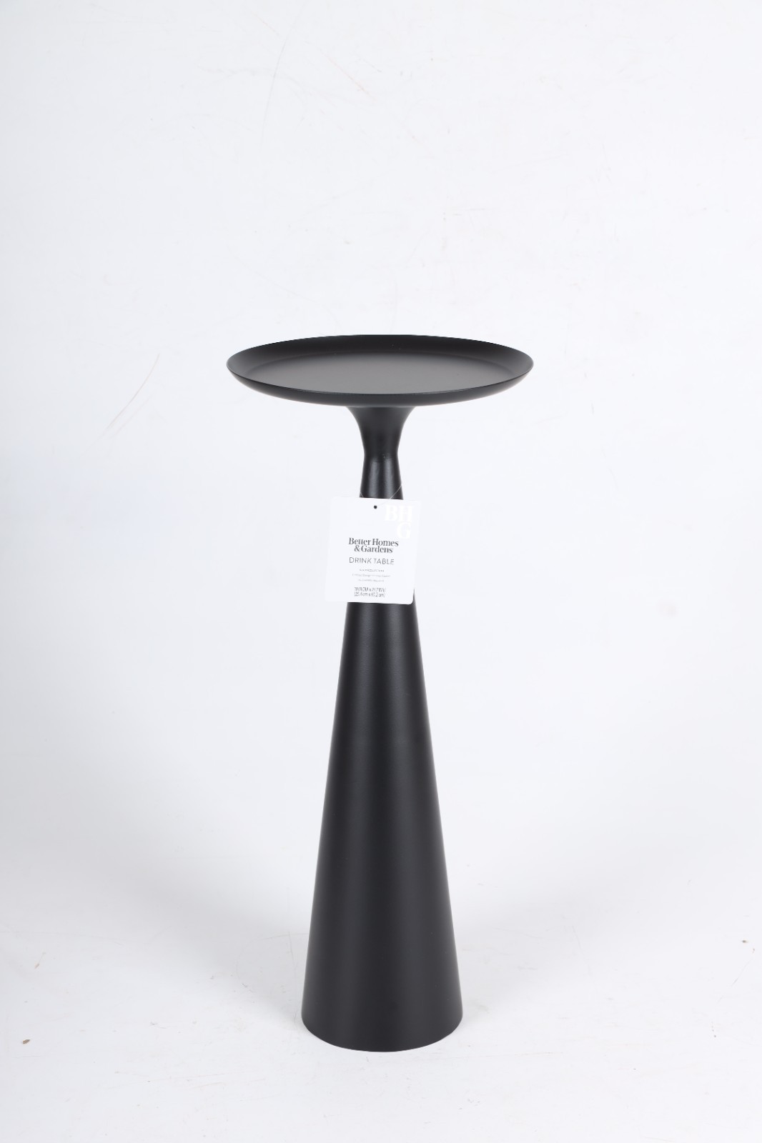 Better Homes & Gardens Truitt Drink Table, Black