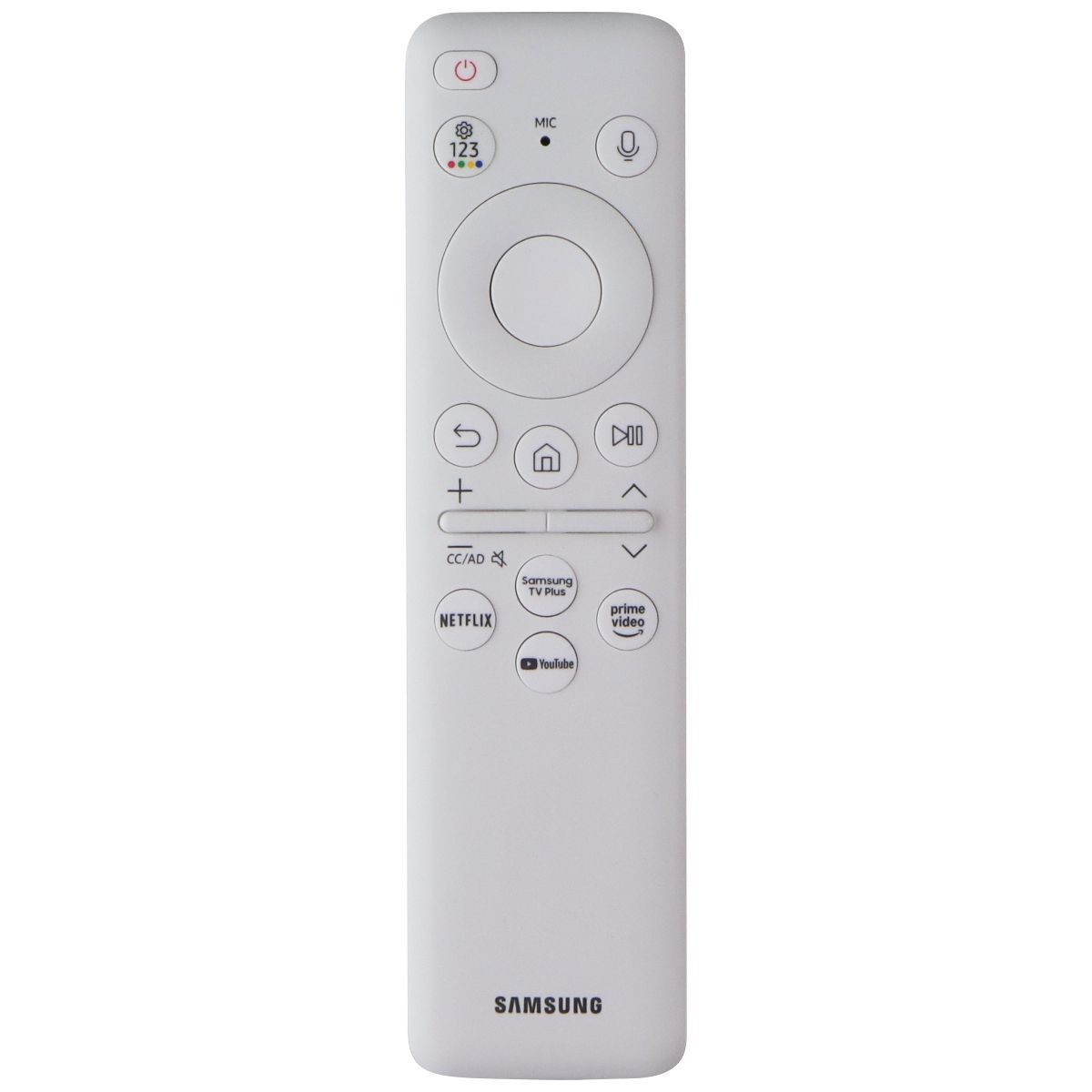 Samsung TM2360S Solar Charge Voice Remote (BN59-01494N) for Samsung TVs - White