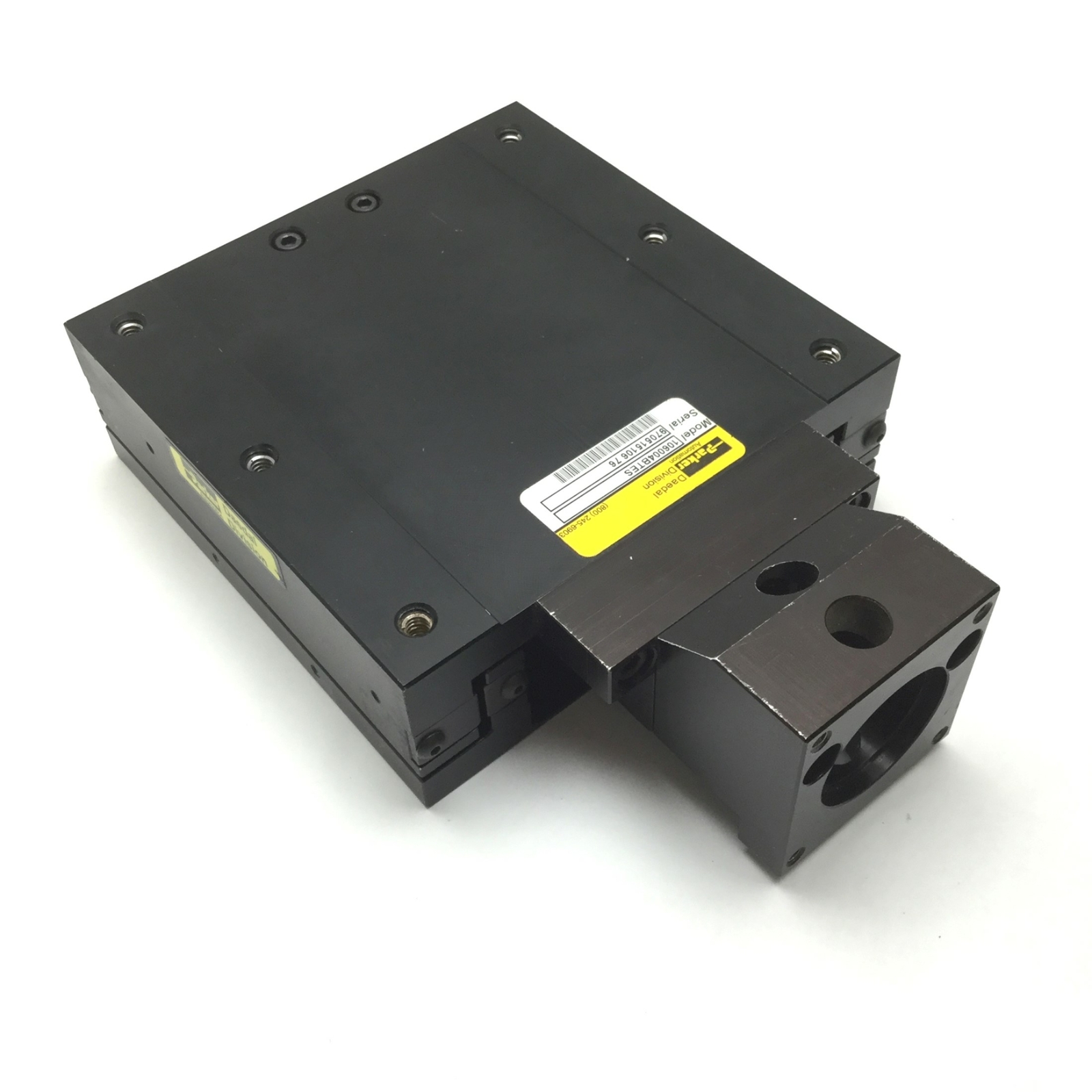 Parker 106004BTES Ball Bearing Linear Positioner Stage, Travel 4", Stage 6" x 6"