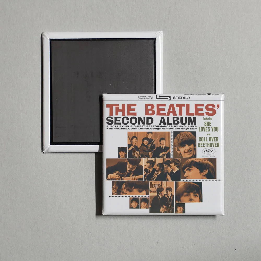 The Beatles - Second Album Album Cover Locker Fridge Magnet