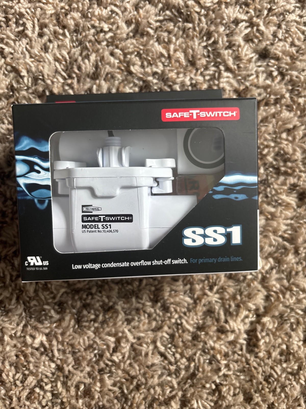 RectorSeal SS2 Low Voltage Condensate Overflow Shut Off Switch 97087