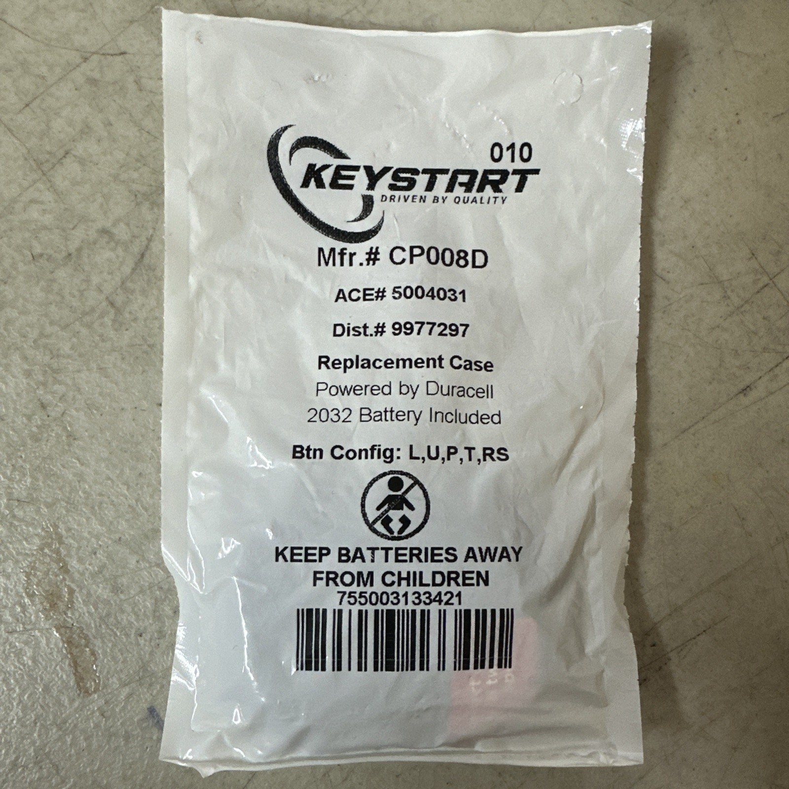 NEW Keystart MFR# CP008D ACE# 5004031 DIST# 9977297