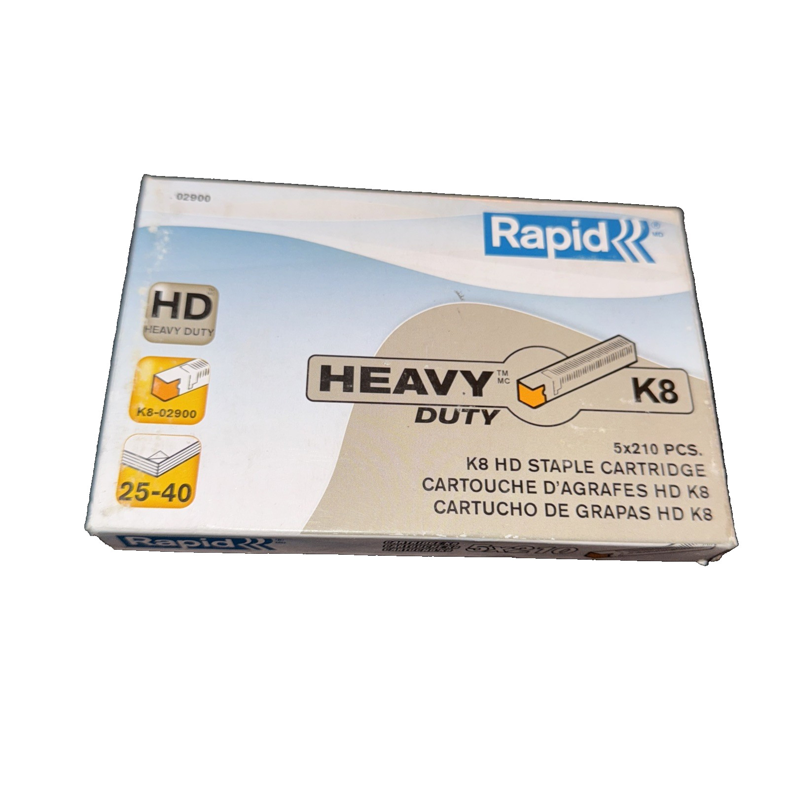 Rapid K8 Staple Cartridge, 1050 Staples per Box (02900)