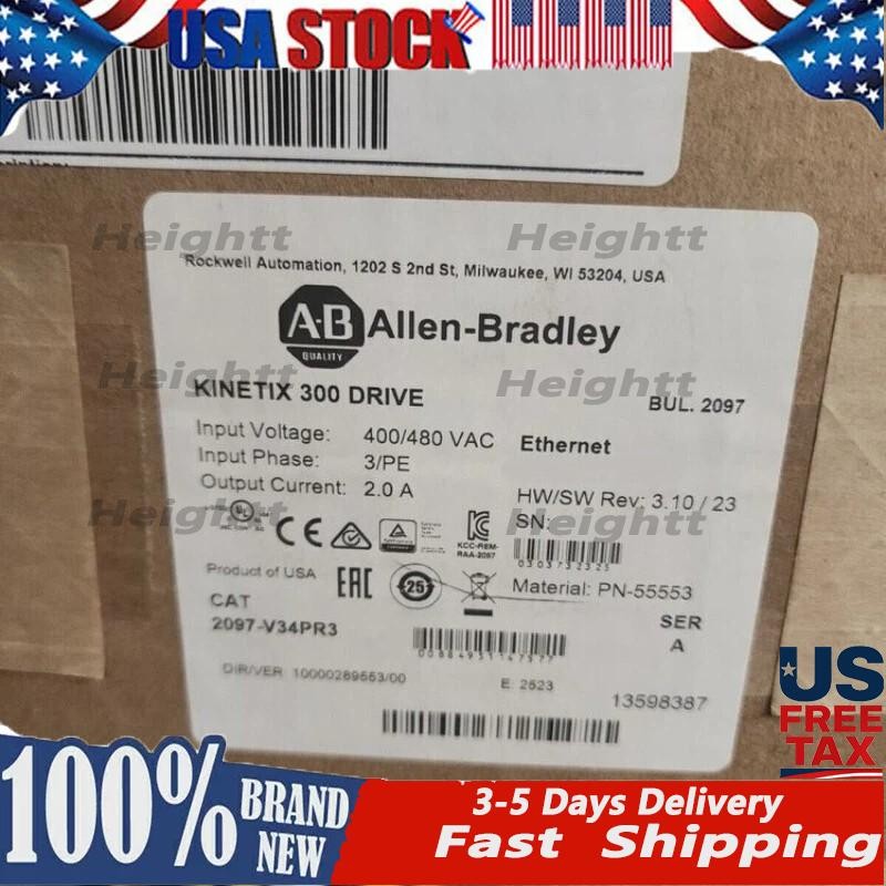 2097-V34PR3 AB Kinetix 300 Servo Drive 2097-V34PR3 Spot Goods NEW US Free Tax