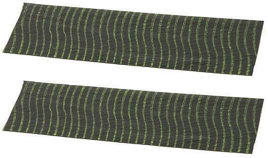OMP VIBE String Silencers 5" Black w/Flo Yellow 2 Pack
