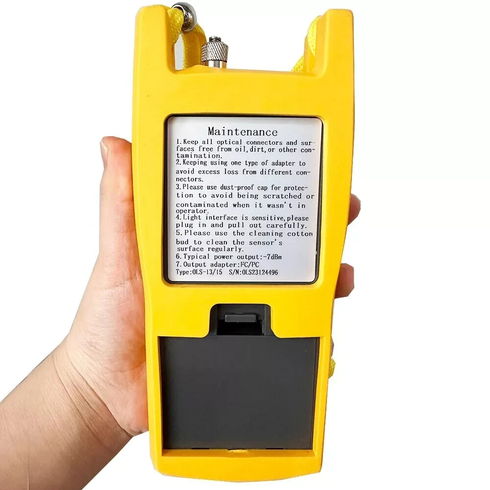 Handheld Optical Light Source Laser Source Testing Tools 1310/1550nm Wavelength