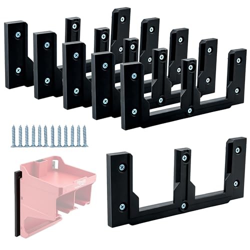 6-Pack Modular Mounting Plates Compatible with Milwaukee PACKOUT, Wall Mount
