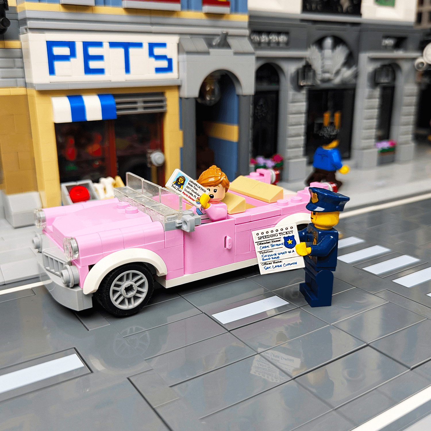 Driver License (Female) - Minifig Accessory - Custom Printed - Brick City