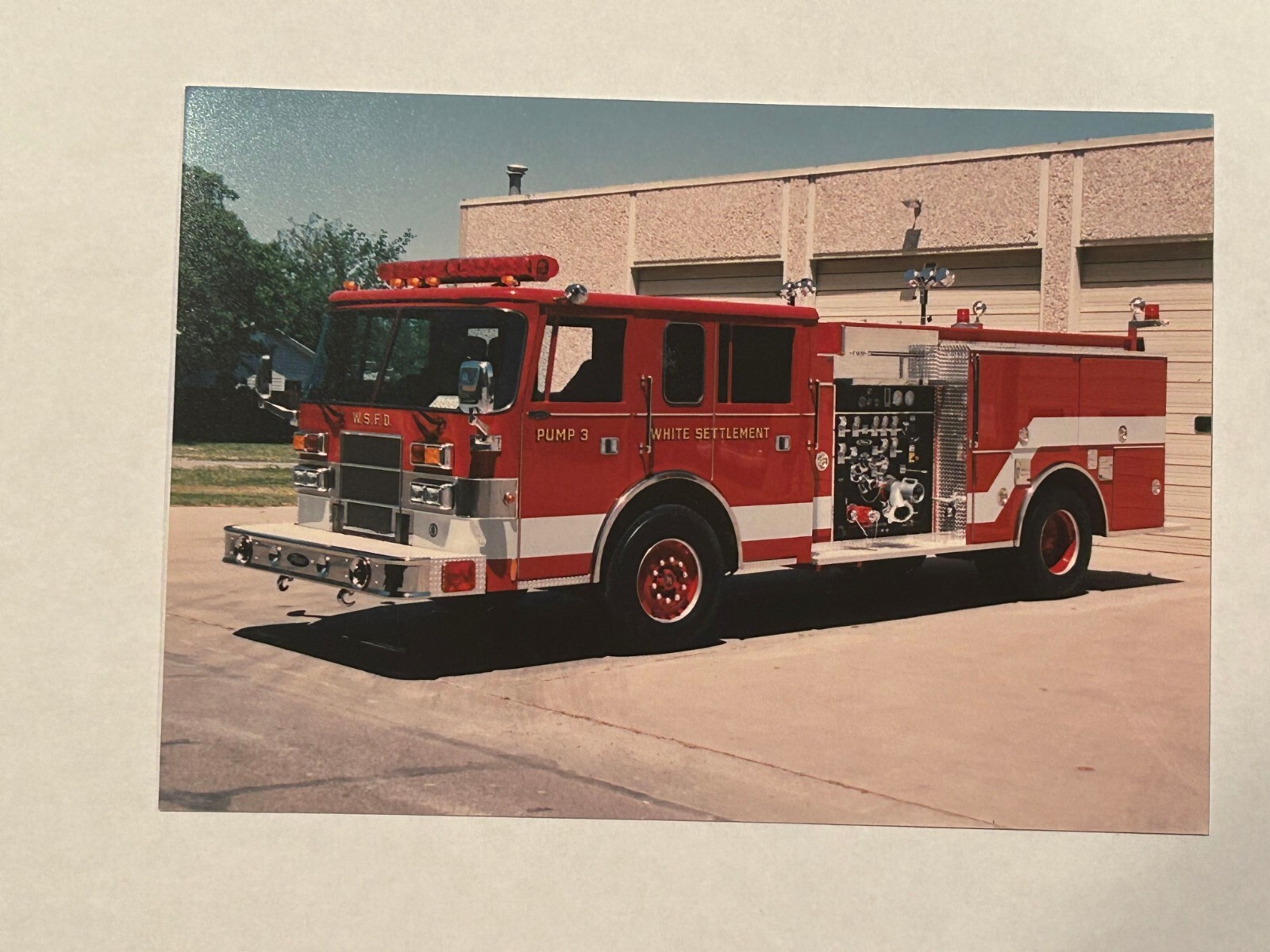 White Settlement TX 1994 Pierce Saber pumper Fire Apparatus Photo A45