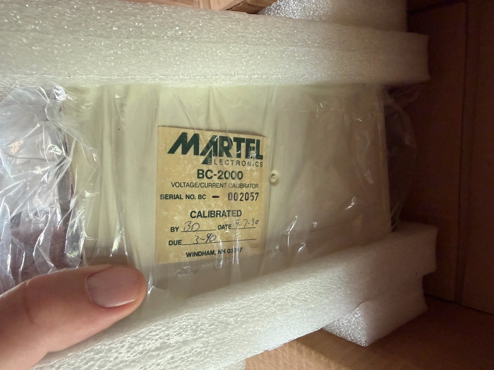 Martel BC-2000 Voltage Current Regulator Calibrator