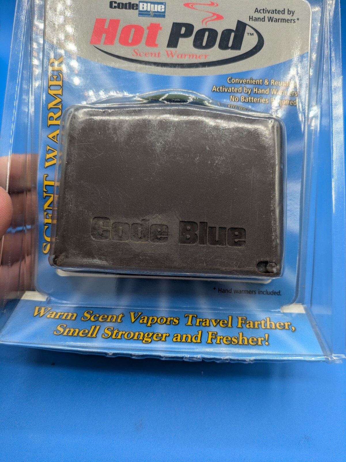 CODE BLUE - HOT POD SCENT WARMER - HAND WARMER ACTIVATED