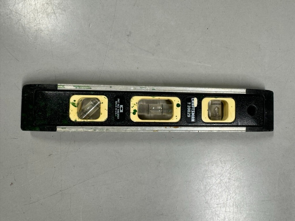 VTG Vintage Craftsman 9 Inch Magnetic Torpedo Level Balance