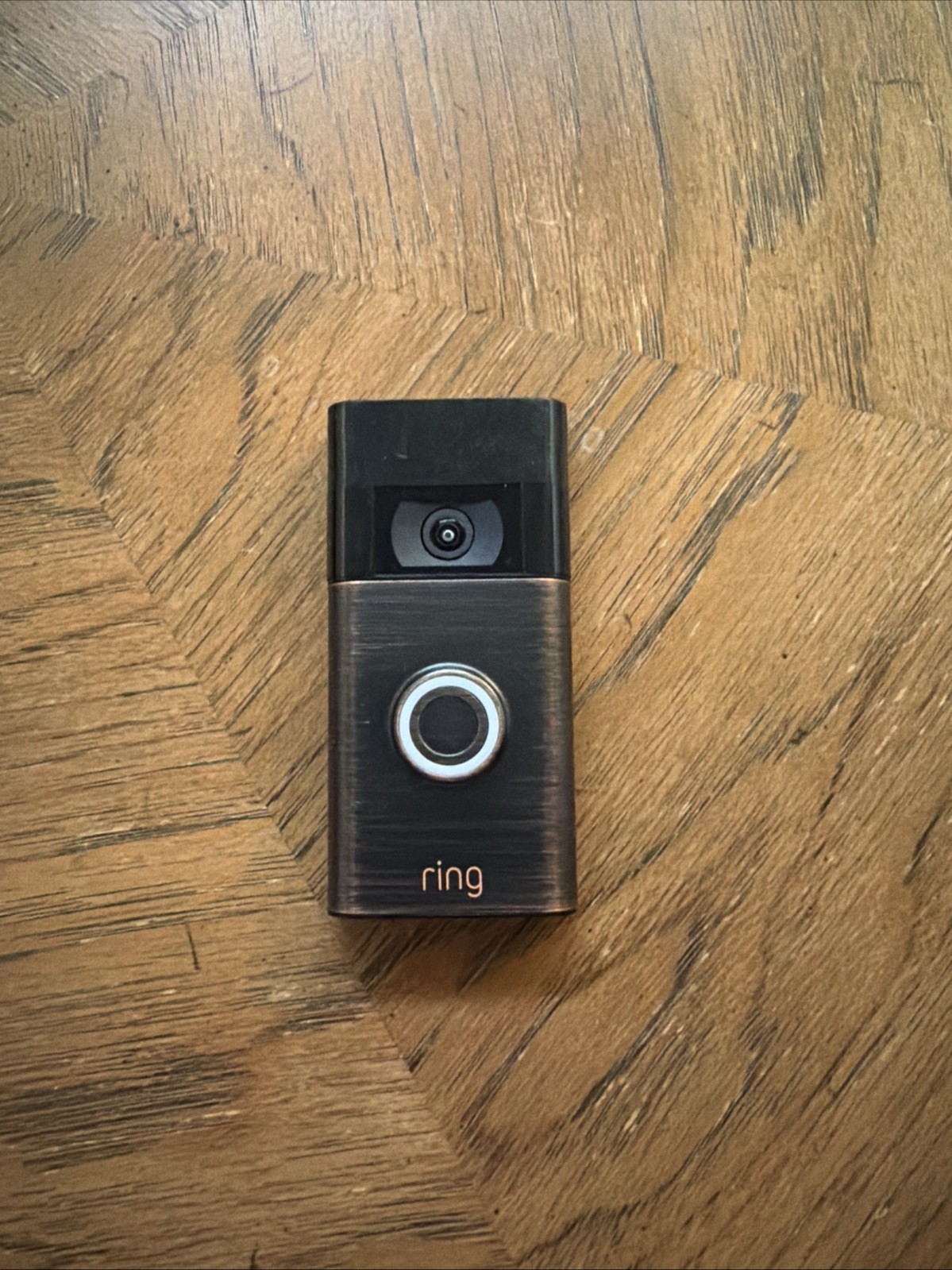 Ring Doorbell (2nd Gen) Venetian Bronze Finish No Wallplate
