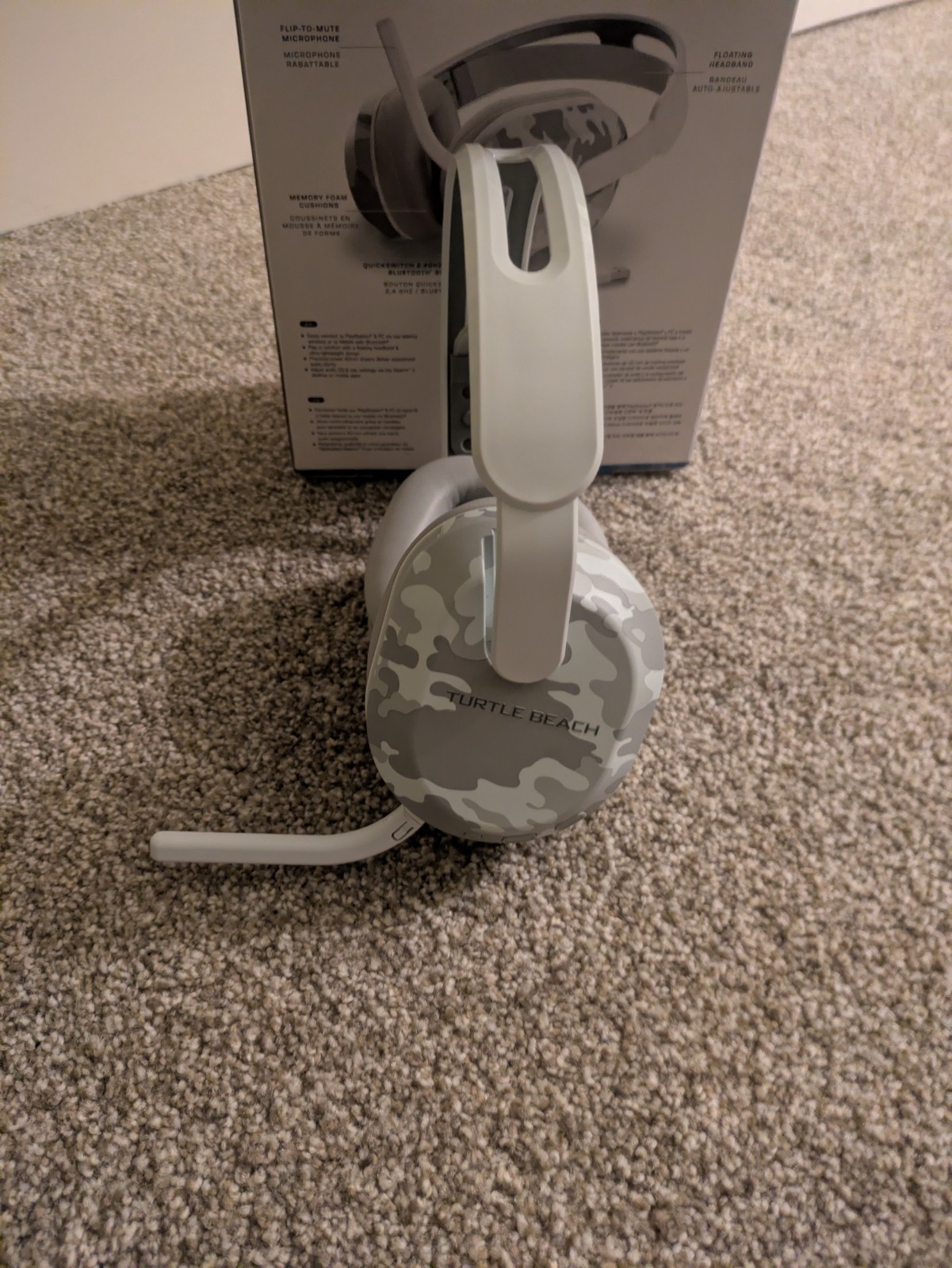 Turtle Beach Stealth 500 Wireless Bluetooth Over-Ear Gaming Headset Gray/White