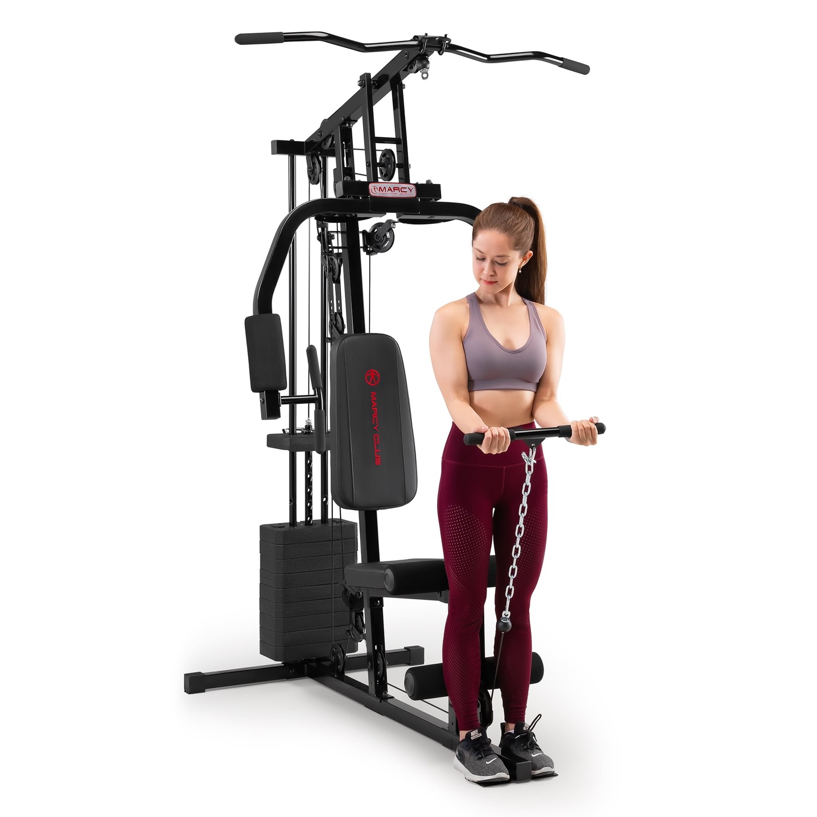 Multifunctional Home Gym Machine Weight Stack Full Body Pulley Workout