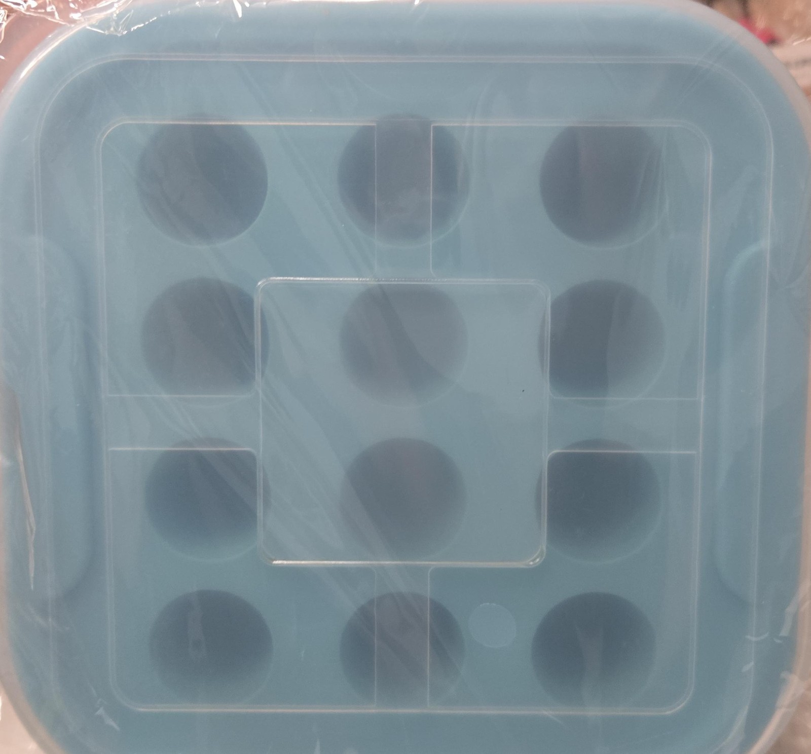 Silicone Ice Cube Mold – 12 Round Cavities – Non‑Stick Freezer Tray