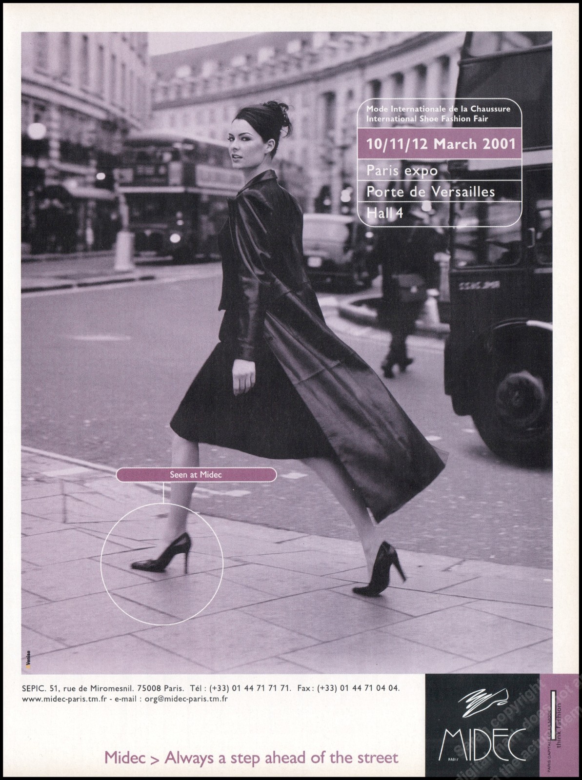 High Heels Magazine Print Ad Women Fashion Long Legs shoes 2001-12B