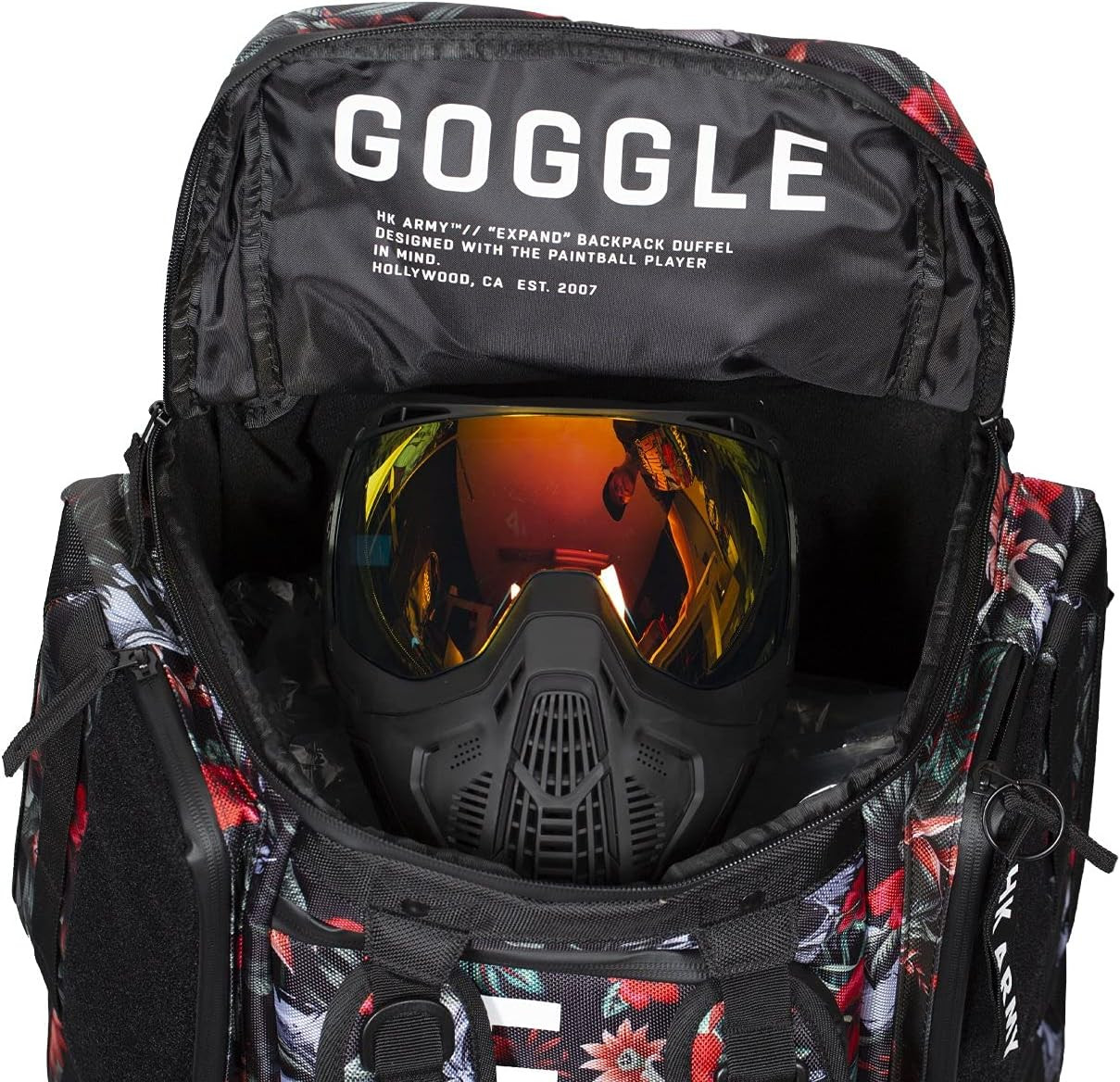 Expand Backpack Paintball Gearbag - Tropical Skull