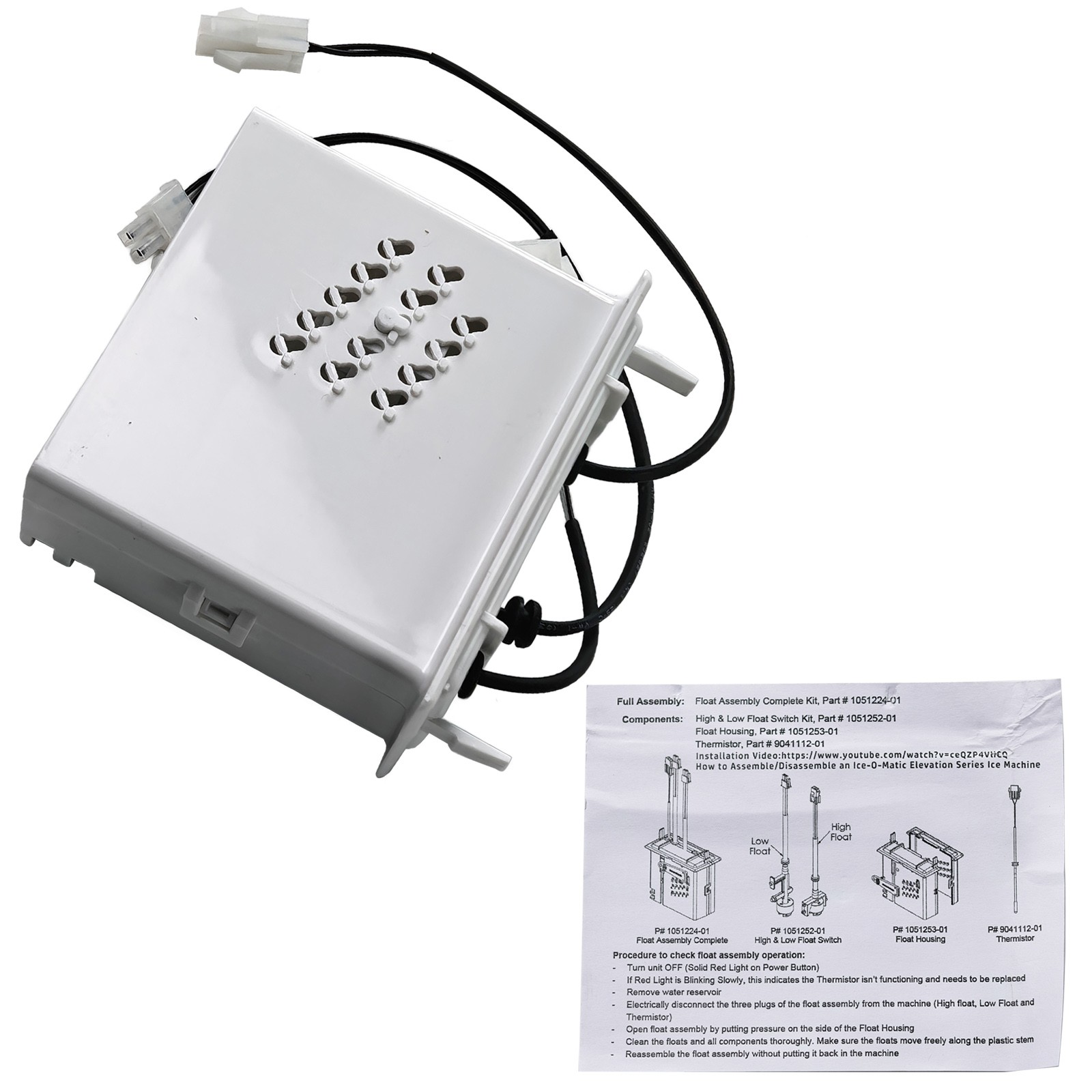 For Ice O Matic Kit Float Switch 1051224-01 Replacement Part