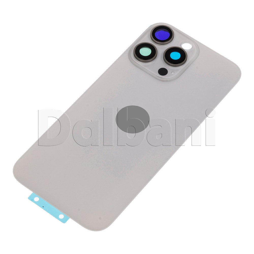 For Apple iPhone 16 Pro Max Back Glass Replacement Battery Cover White