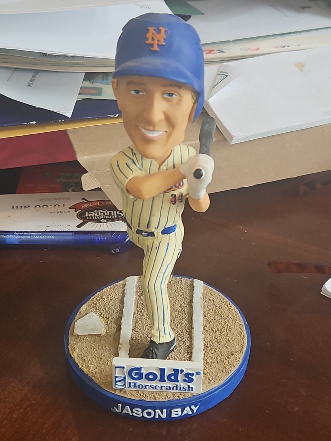 Jason Bay bobblehead new york mets sga promo mlb baseball bobble head Golds