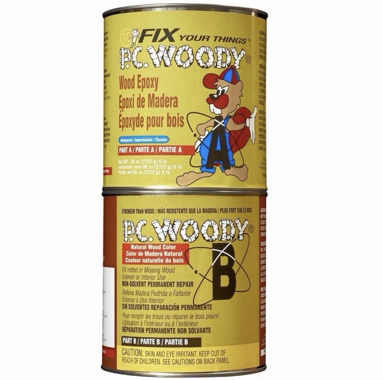 PC-Woody Wood Repair Epoxy Paste - 96 oz