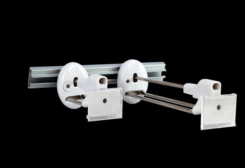 (Lot Of 50) 4" inch Locking Security Hooks For Retail Display Slat Wall Peg Hook