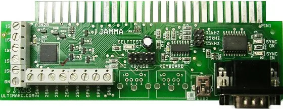 J-PAC JAMMA Interface - Connect a PC to a JAMMA Cabinet