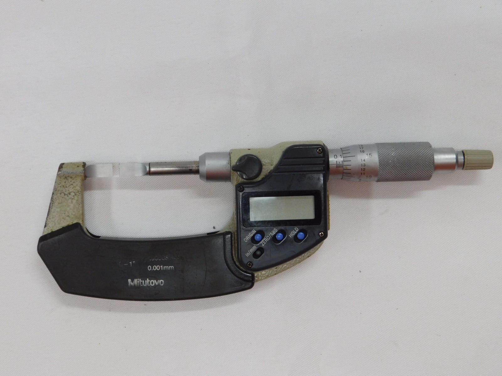 Mitutoyo Digimatic Blade Micrometer 422-330, 0-1" .00005" (c) - Good Condition