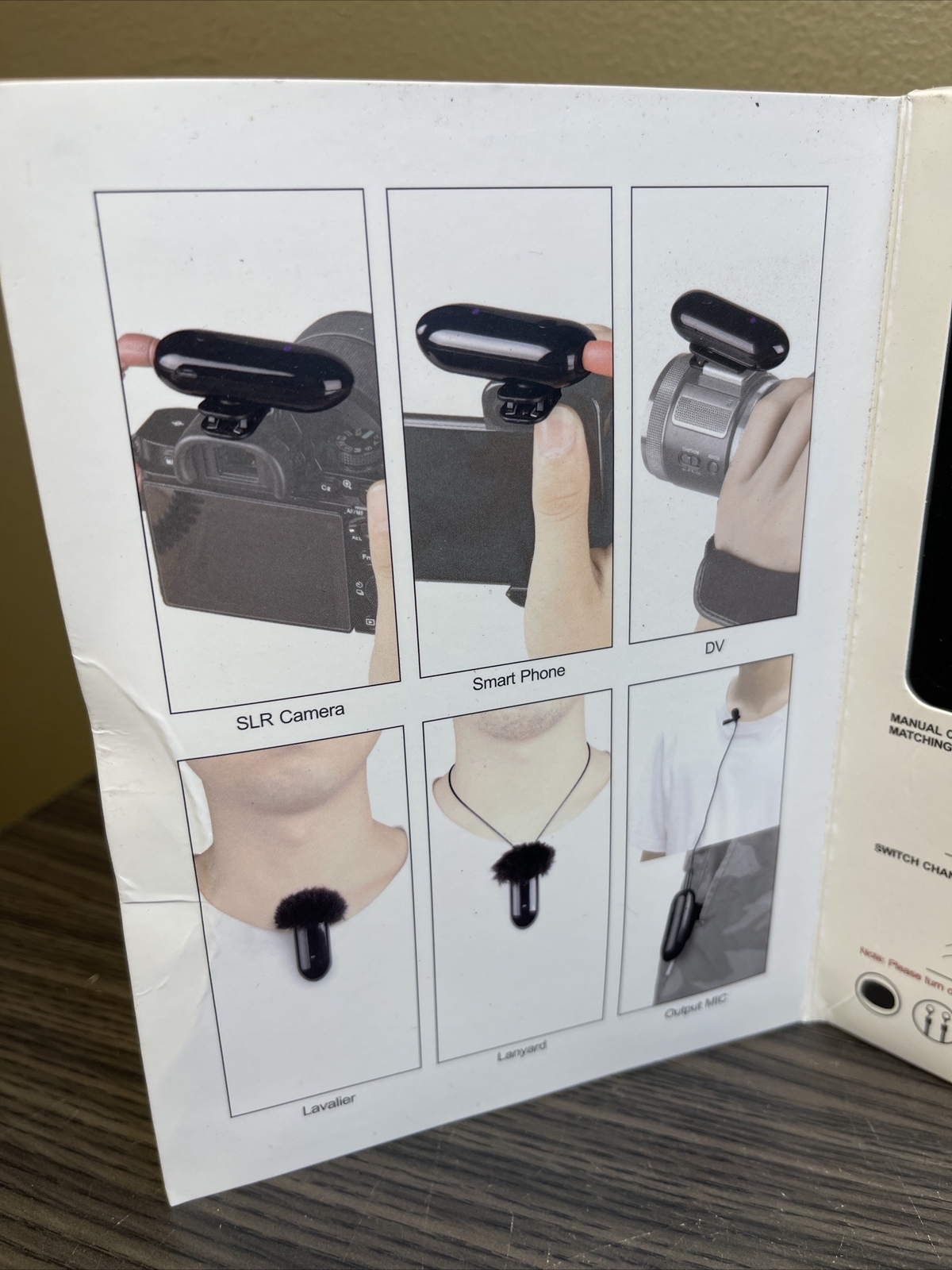 Lensgo LWM-318C Lavalier-Wireless Microphone White New Open Box