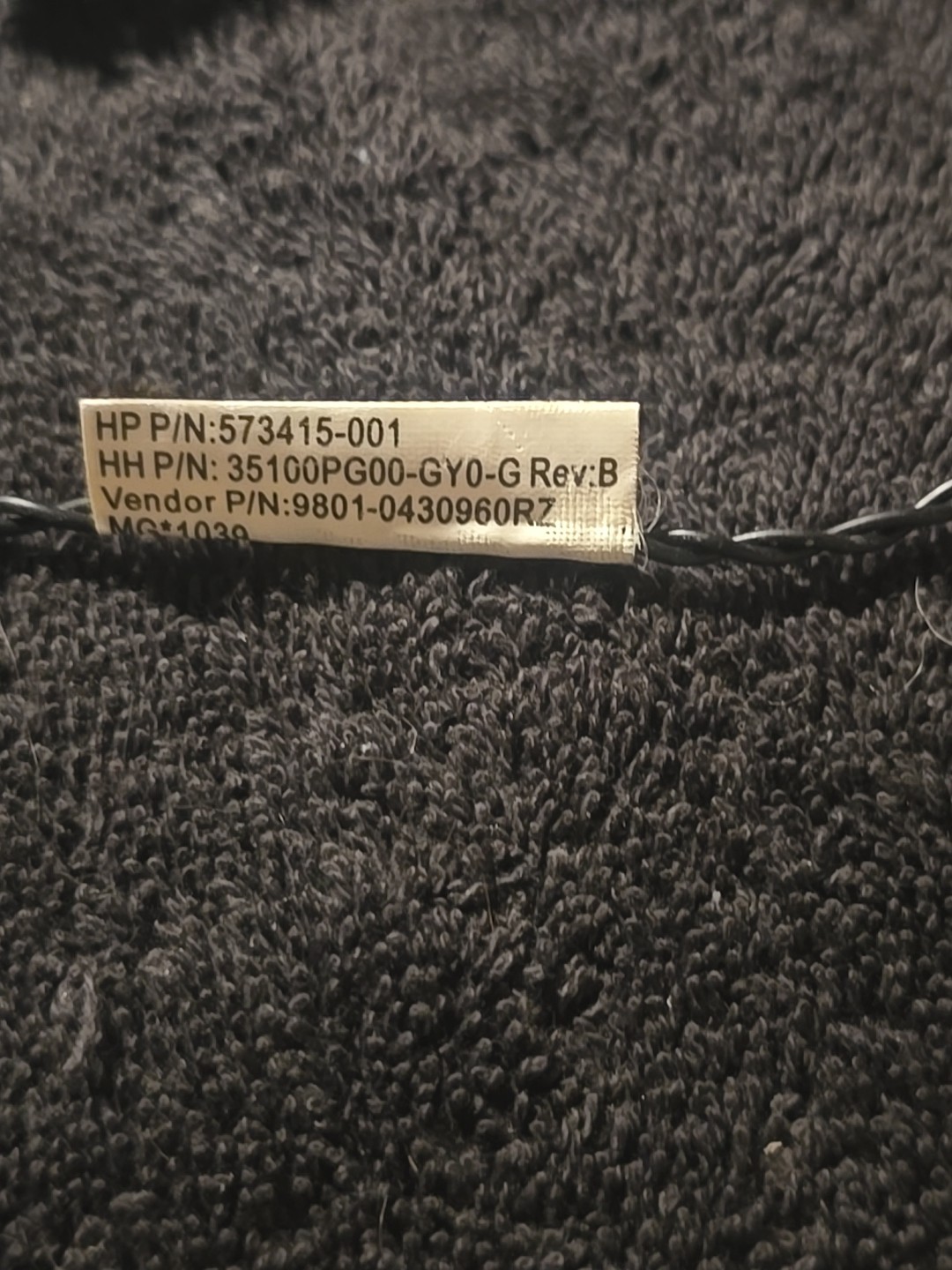 Hp Optical Disk Drive Eject Button P/N 573415-001