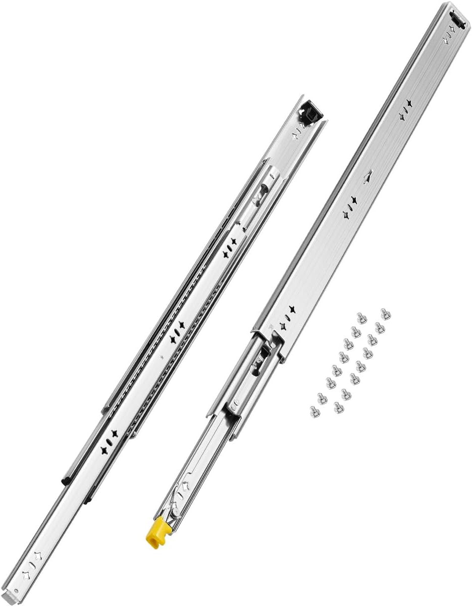 30" Heavy Duty Drawer Slides, 250 lb, Locking, Full Extension, 1 Pair