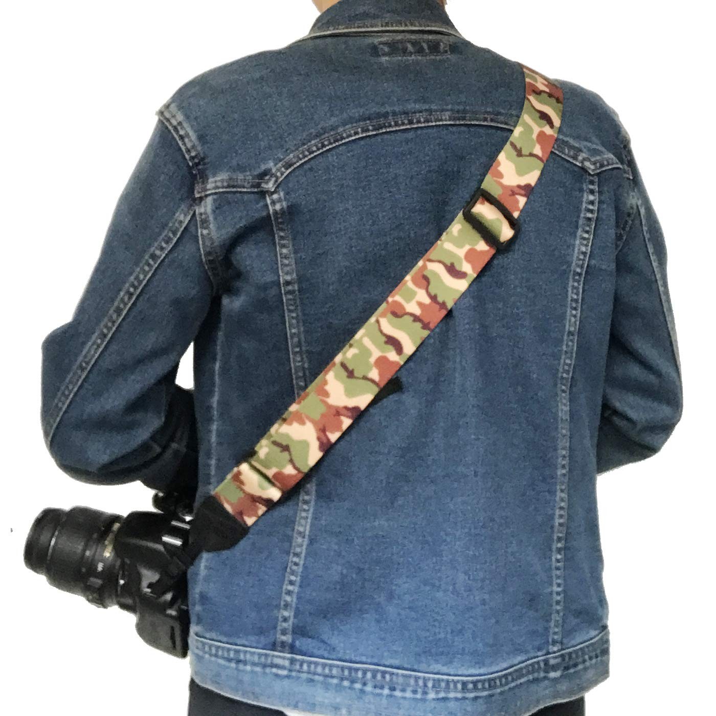 Alled Camera Strap Neck, Adjustable 75, Soft Camouflage Neck