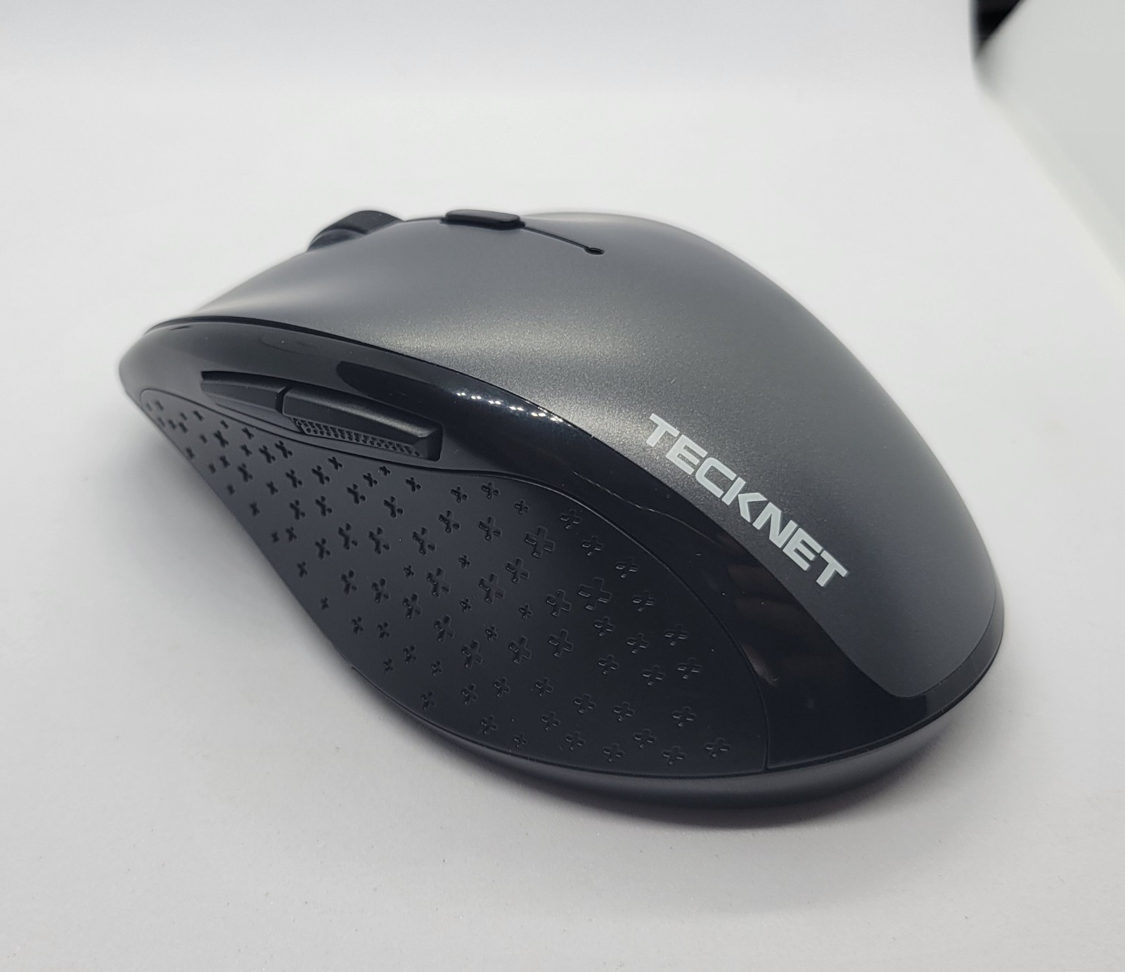 TECKNET Wireless Mouse, 2.4Ghz USB 4800DPI Silent Click Ergonimic gray