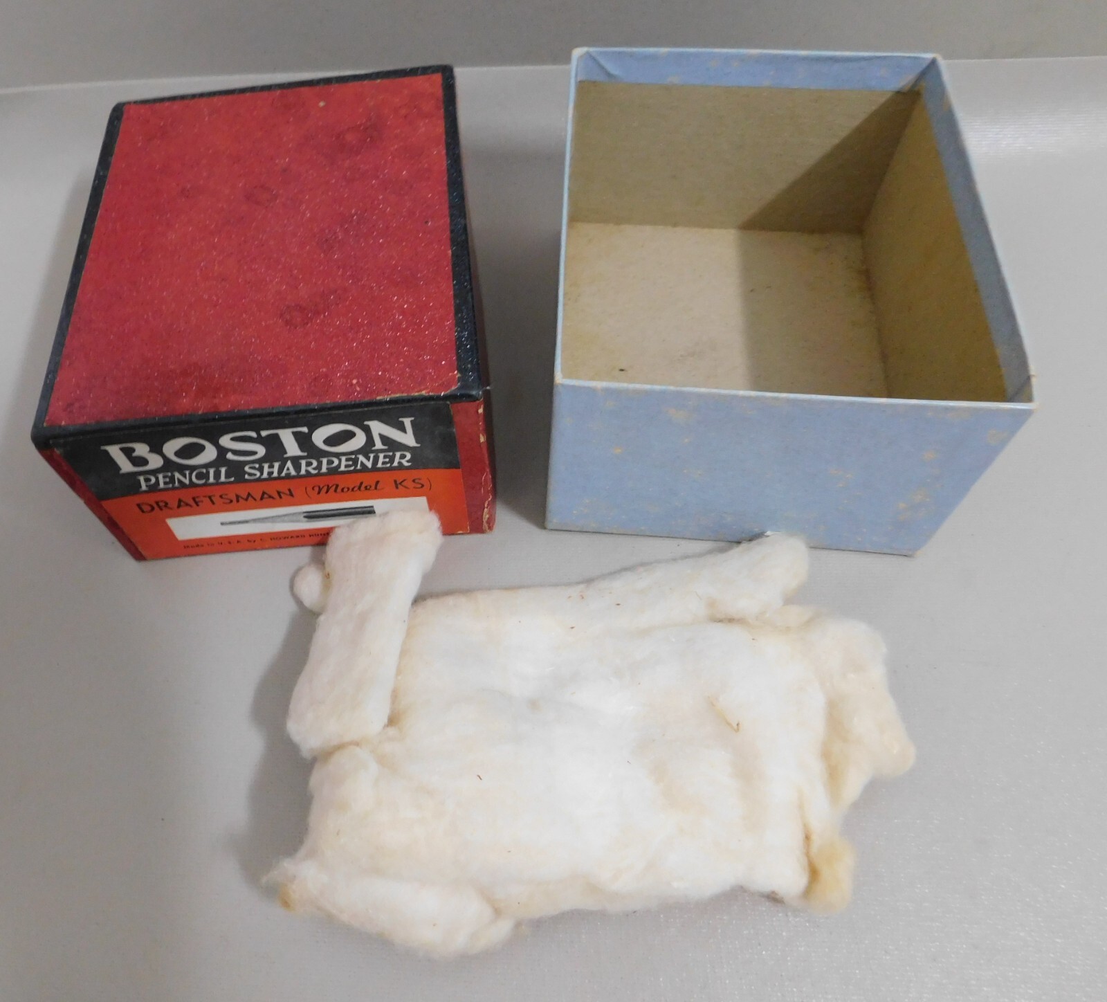 VTG Hunt Boston DRAFTSMAN Model KS Pencil Sharpener - BOX ONLY - NO Sharpener