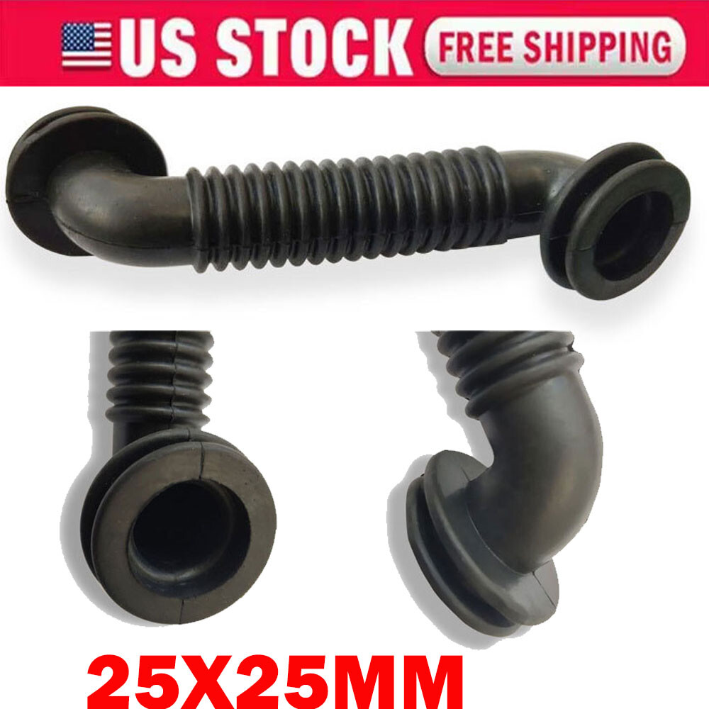 1PC 25MMx25MM Car Wire Harness Door Tube Dust-proof Tube Black Rubber Tube NEW