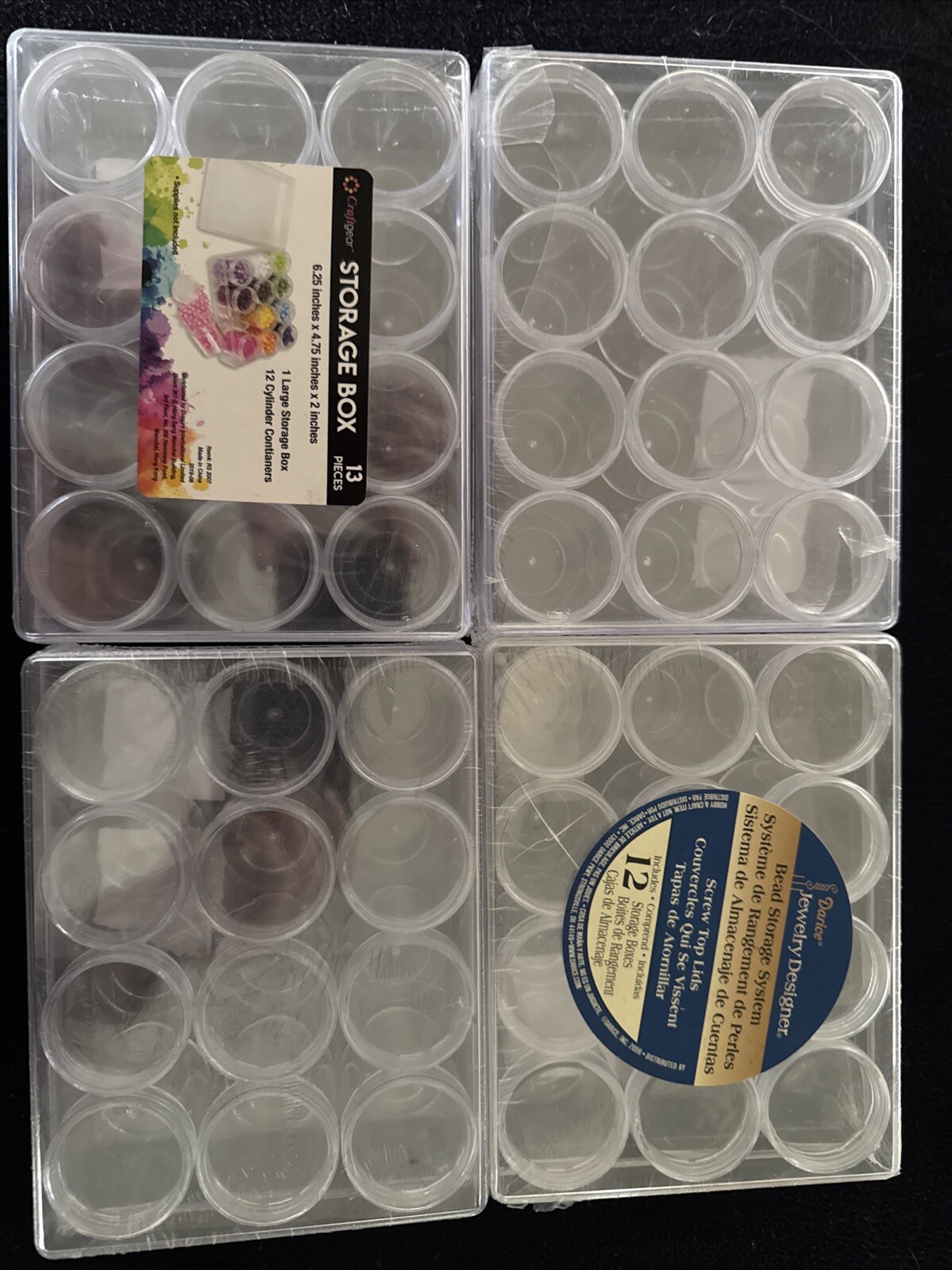 4 Bead Storage System Organizers Dario Craft Gear