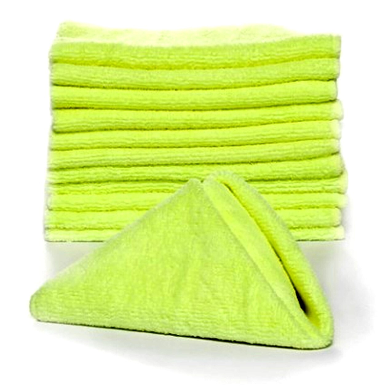 Camco 43572, Microfiber Towel 250 GSM 13.75", Yellow, Set Of 12 DAS