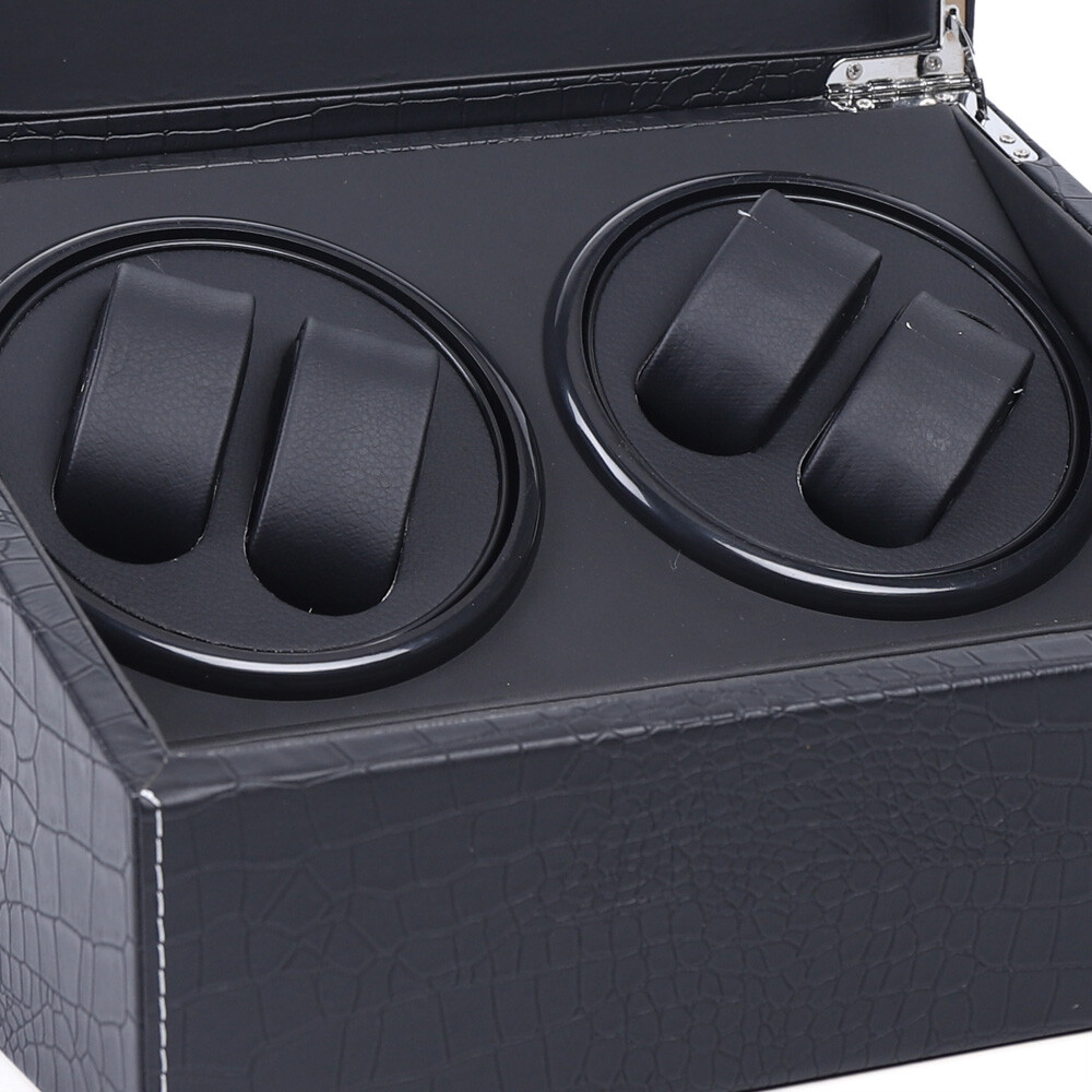 4+6 Automatic Rotation Watch Winders Display Box Storage Case Organizer Silent