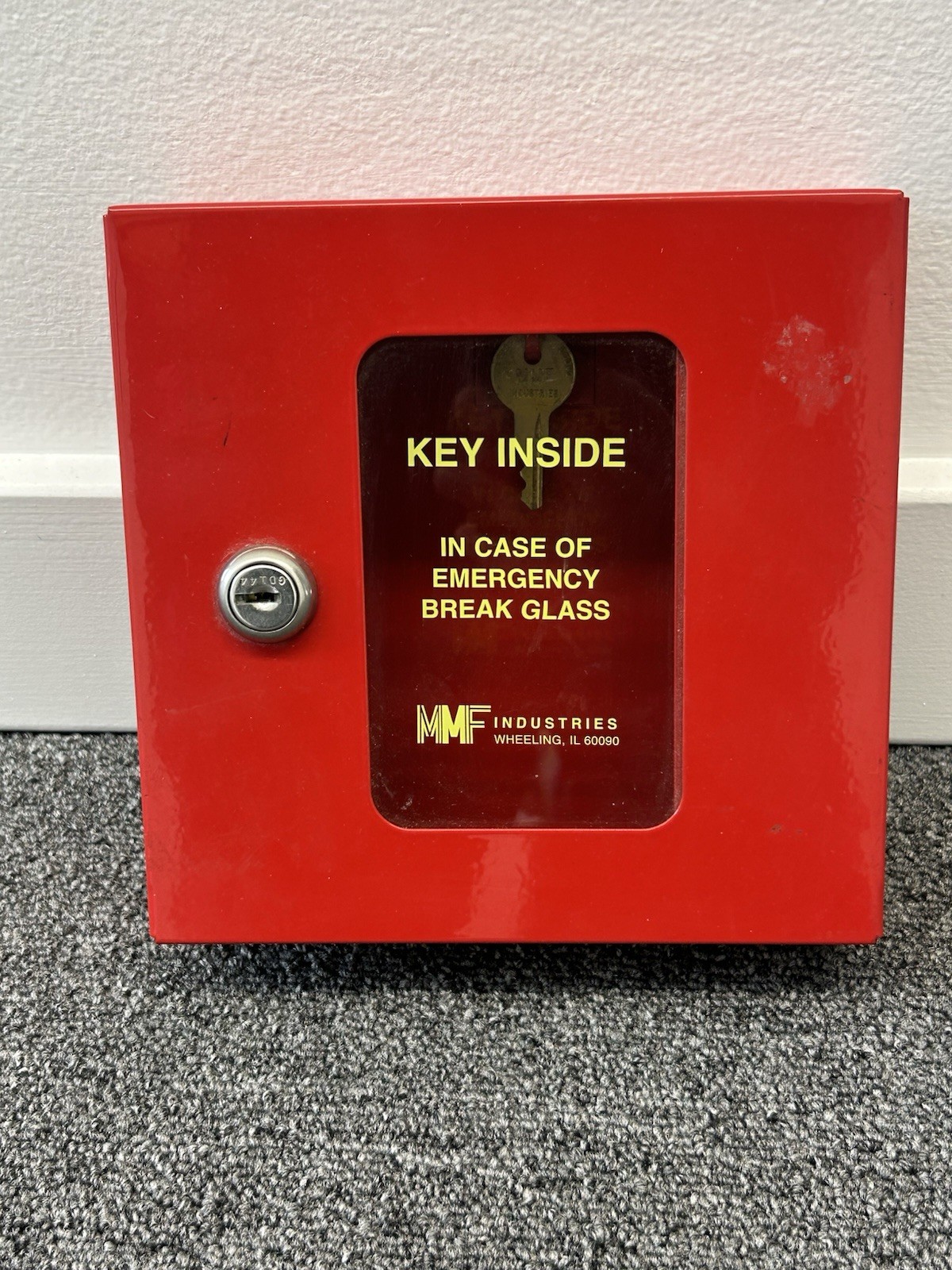 MMF Industries Emergency Break Glass Key Box