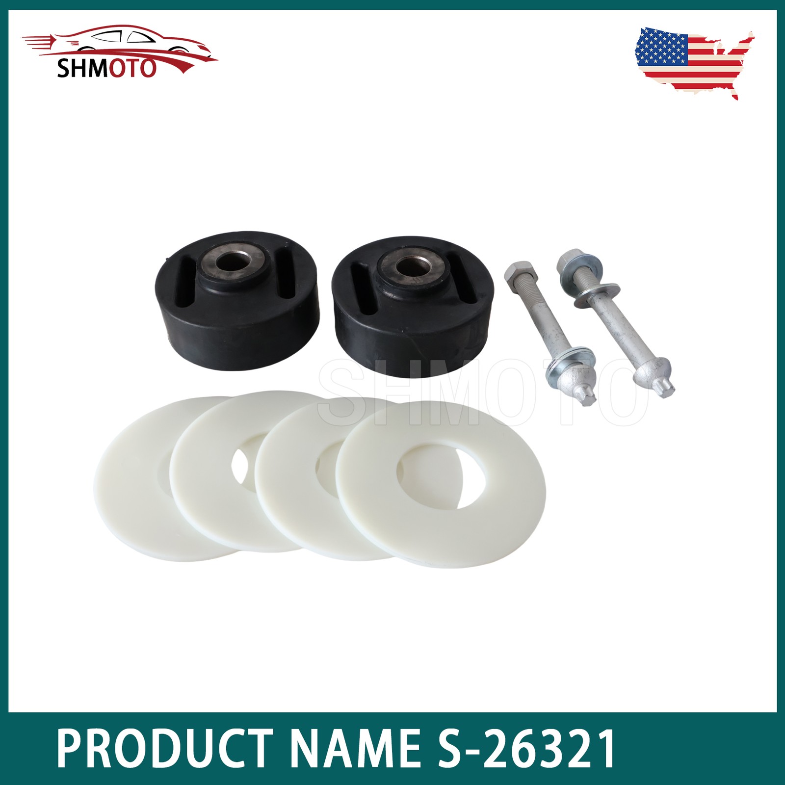 Tri Functional Pivot Bushing Kit For Hendrickson S-26321 S-23320