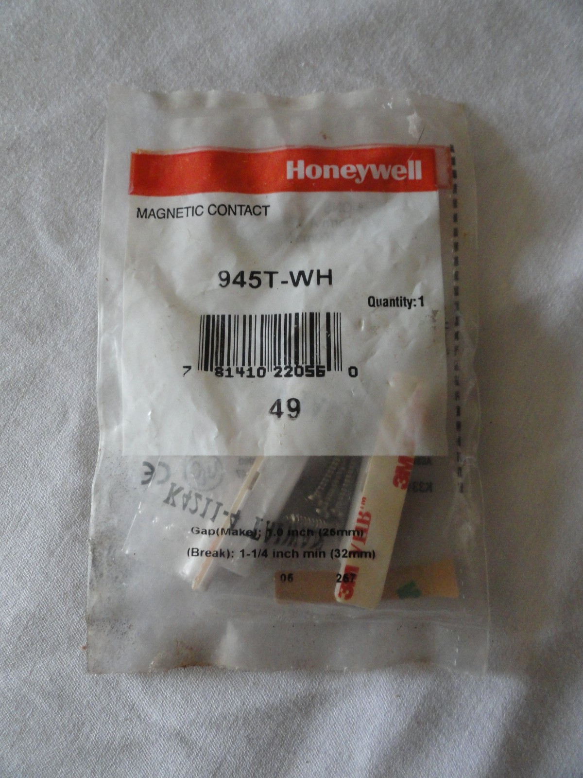 Honeywell Ademco 945T-WH Alarm Surface Mount Terminal Contact Switch White