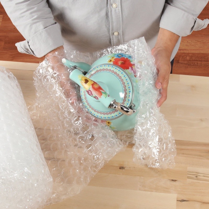 Extra Strength Bubble Cushion Packing Shipping Protection 2-Pack Rolls Clear
