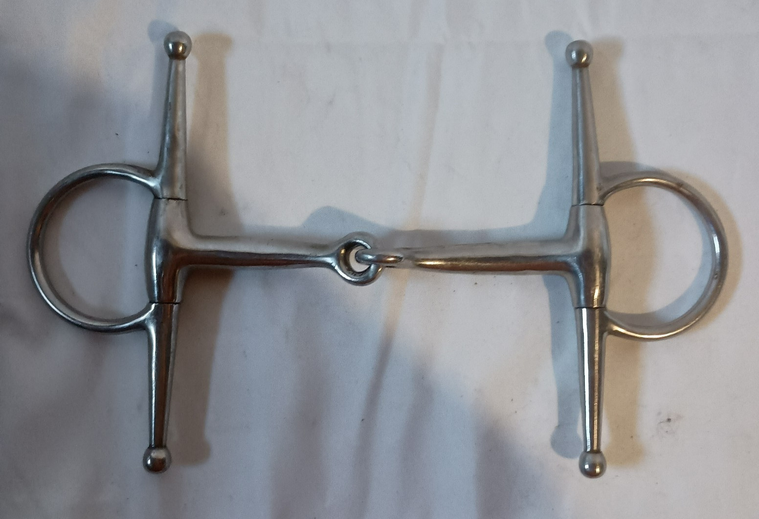 KORSTEEL Full Cheek Snaffle Bit 5 1/2"5.5" Stainless Steel