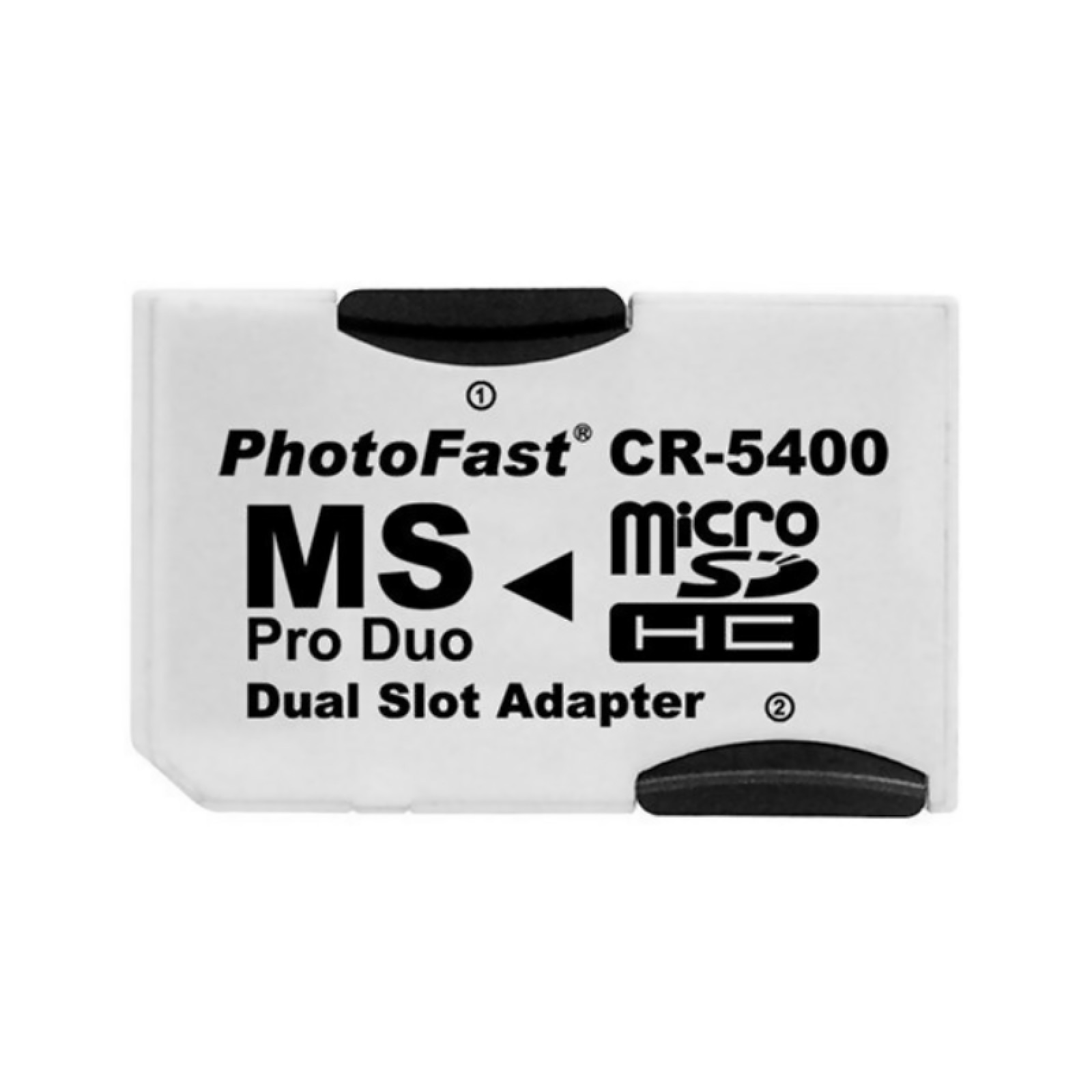 Dual Micro SD TF To Memory Stick Converter MS Pro Duo PSP Card 2 Slot Adapter