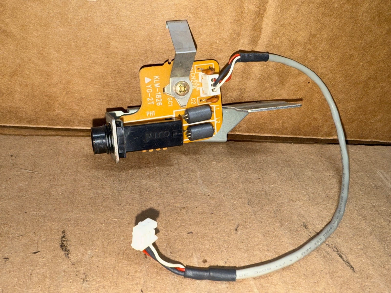 KORG TRINITY HEADPHONE JACK ASSEMBLY KLM-1826, COMPLETE