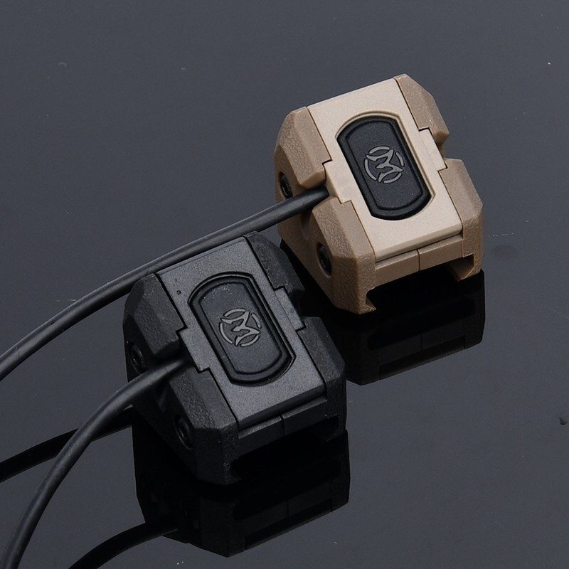 Tactical Light Remote Pressure Switch Button For SF Hunt Light PEQ15 NGAL Laser