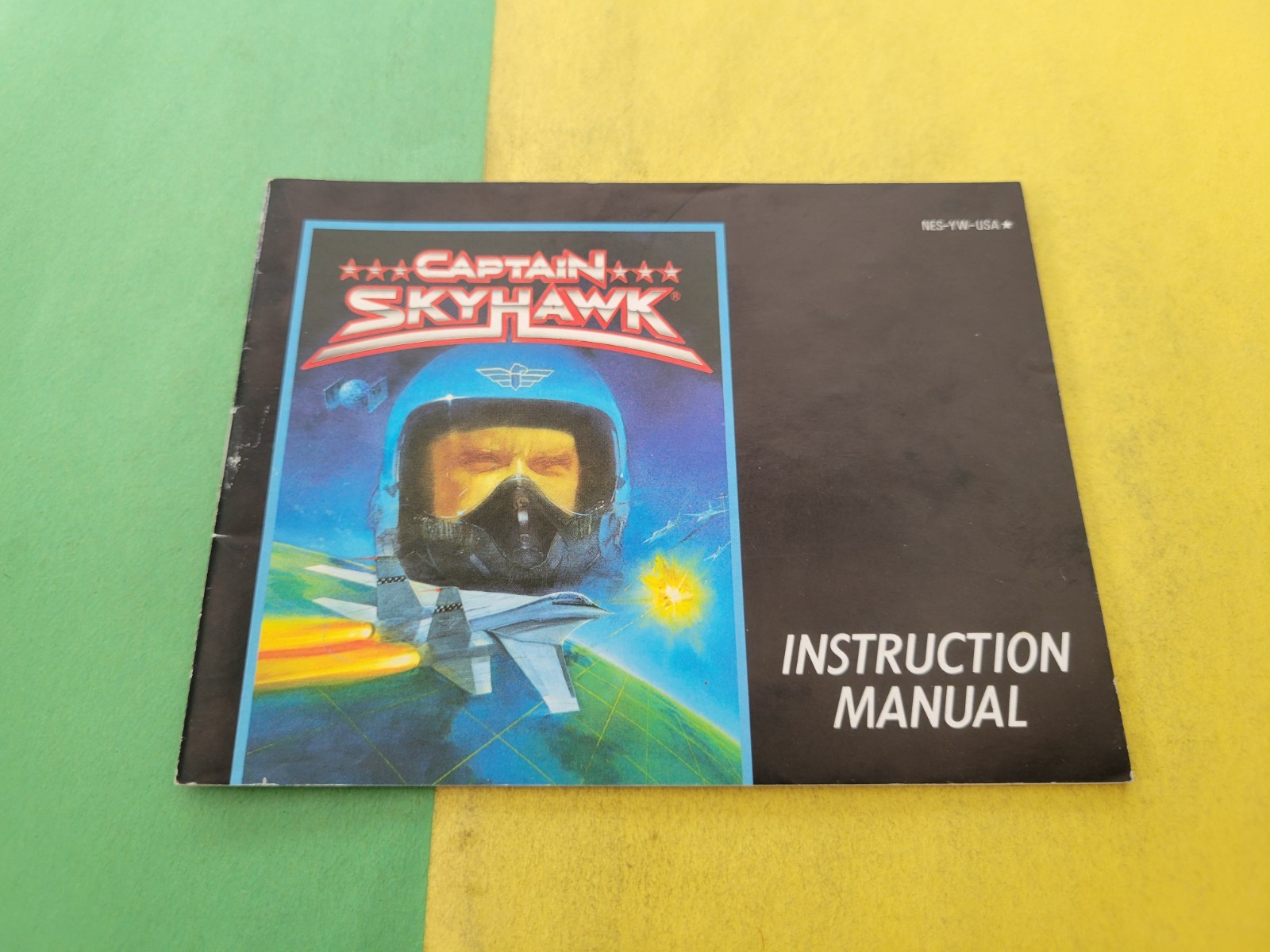 Captain Skyhawk Authentic Original NES Nintendo Manual Only